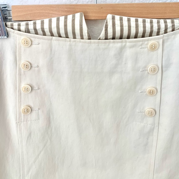 Vintage Pauw Amsterdam Cream Sailor Pencil Skirt - Picture 2 of 14